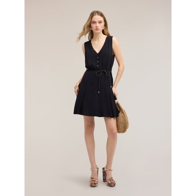 Robe évasée avec ceinture tressée MOTIVI