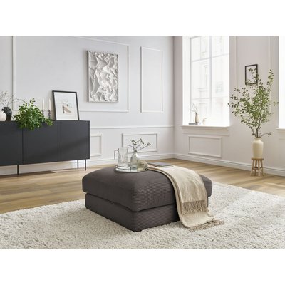 Pouf velours côtelé, LEONARD BOBOCHIC