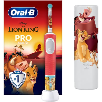 Brosse à dents électrique Vitality Pro Kids Roi Lion + étui de voyage ORAL B