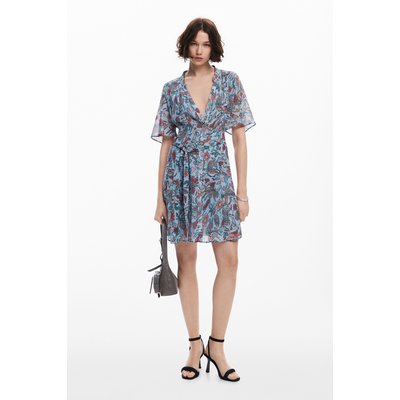 Robe midi à motifs floraux DESIGUAL