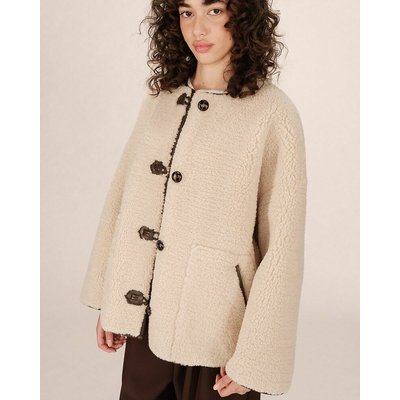 Manteau oversize en sherpa SIMON GRACE & MILA