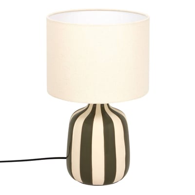 Lampe cylindrique en lin VILMA ATMOSPHERA
