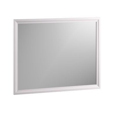 Miroir de salle de bain rectangulaire en MDF blanc, CHARM SENSEA