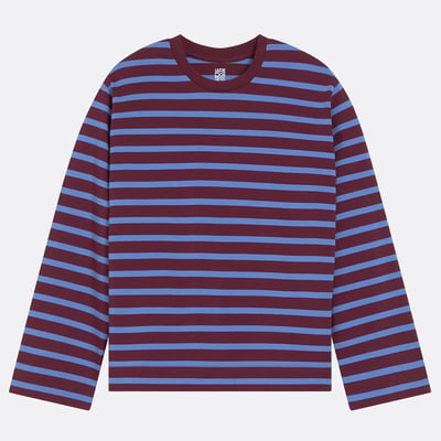 T-shirt rayé, col rond, manches longues LA REDOUTE COLLECTIONS