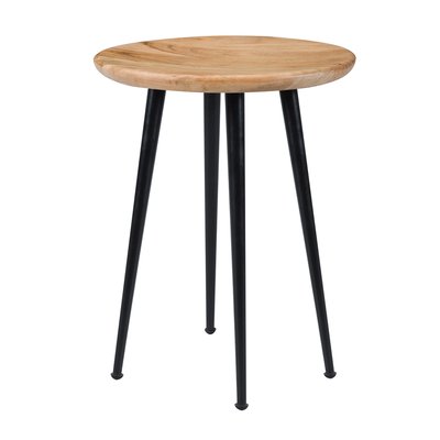 Tabouret rond en bois d'acacia (à l'unité) - MODASA RENDEZ-VOUS DÉCO