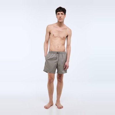 Short de bain uni en polyester recyclé, certifié OEKO-TEX MONOPRIX