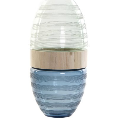 Vase en verre et bois, élégance moderne RECOLLECTION