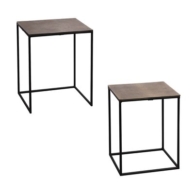 Set de 2 bouts de canapés rectangulaire TABLE PASSION
