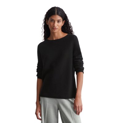 Pull noir moulant femme La Redoute