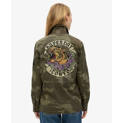 Veste militaire brodée SUPERDRY