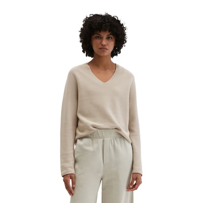 Pull-over seamless loose en pur coton bio MARC O'POLO