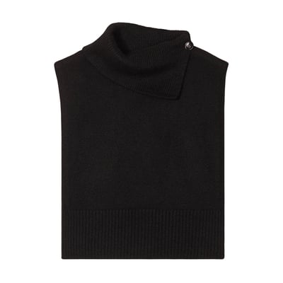 Plastron tricoté col boutonné BREAL