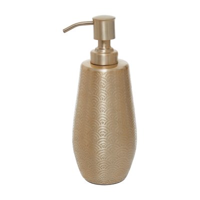200ml Art Deco Champagne Finish Soap Dispenser SO'HOME