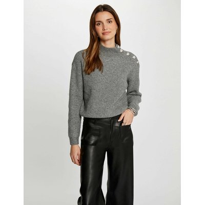Pull col montant en fine maille MORGAN