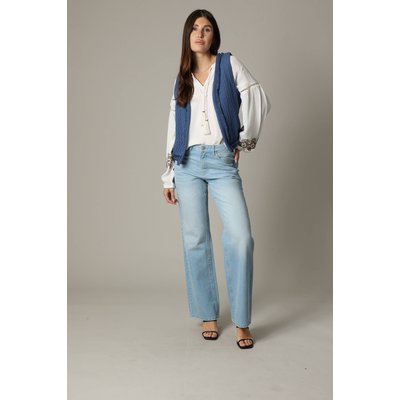 Gilet sans manche en gaze de coton avec détails fantaisie ARTI DEELUXE