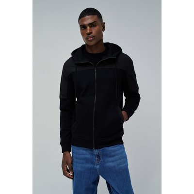 MANTEAU AVEC MÉLANGE DE MATÉRIAUX SALSA JEANS