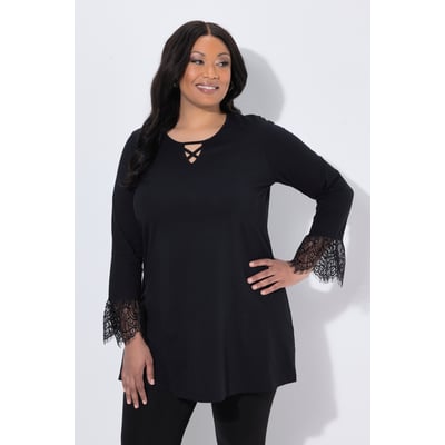 T-shirt long avec laçage ULLA POPKEN