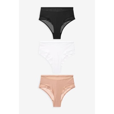 3 culottes échancrées taille haute NEXT