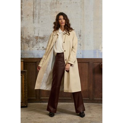 Trench col chemise uni NEVINA LA PETITE ETOILE