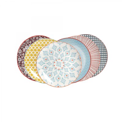 Lot de 6 assiettes à dessert design 1, SABAE ARTIME