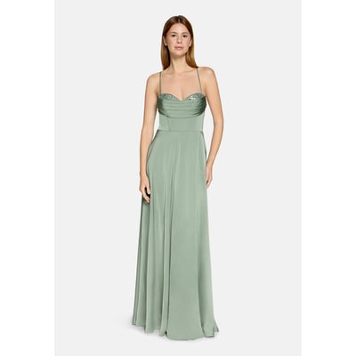 Robe de soirée à encolure bénitier VERA MONT
