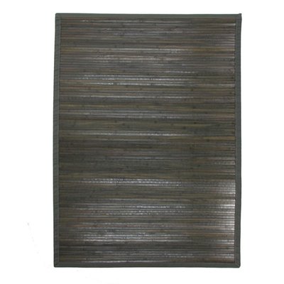 Tapis en bambou larges lattes et ganse  SOLO BAMBOO THE DECO FACTORY