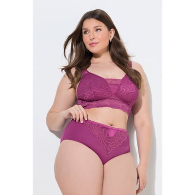 Culotte maxi en microfibres, avec dentelle ULLA POPKEN