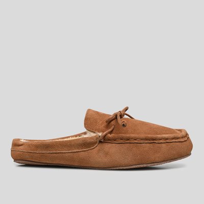 Mules en cuir fourrées MONOPRIX