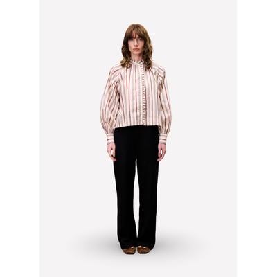 Chemise  en coton col roulé MOLLY FRNCH