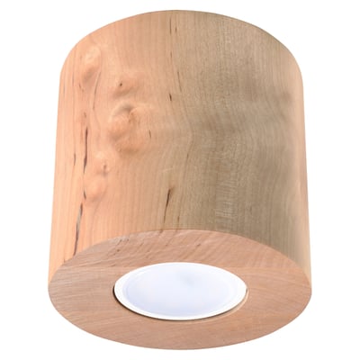 Plafonnier Bois Bois Naturel GU10 1 Orbis EDEN
