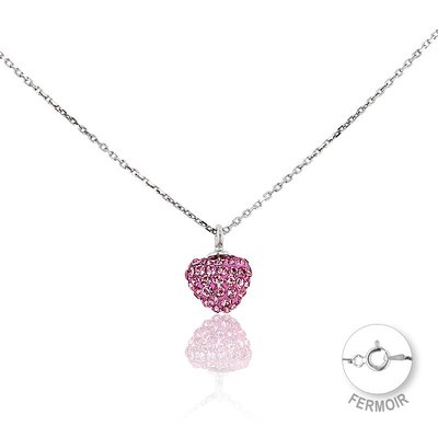 Collier en argent 925 et cristal CLEOR