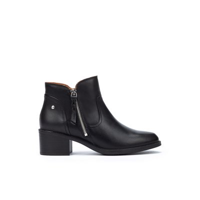 Bottines à talon cuir BACAROT PIKOLINOS