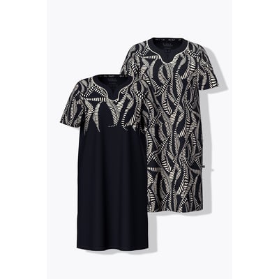 Lot de 2 chemises de nuits/T-shirts longs ULLA POPKEN