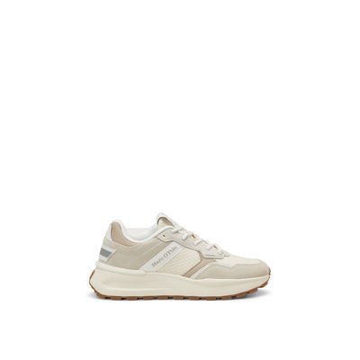 Baskets en cuir recyclé et polyester MARC O'POLO