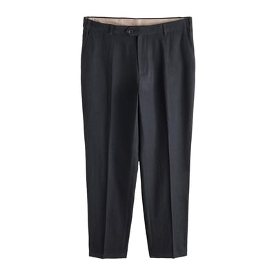 Pantalon habillé en lin mélangé texturé NEXT