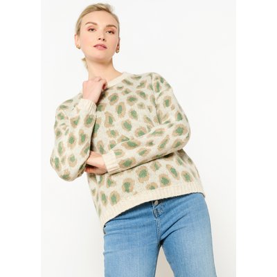 Pullover en jacquard à imprimé léopard LOLALIZA