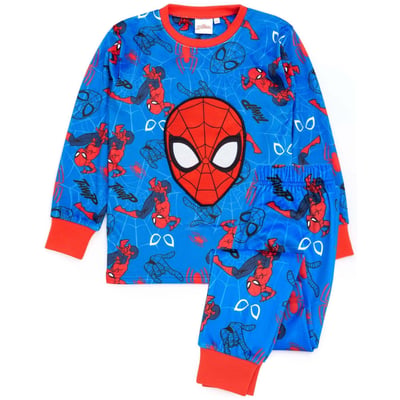 Pyjama Garçon Spiderman Manches Longues + Pantalon Taille 4 - Neuf Avec étiquettes