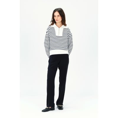 T-shirt loose col à revers coton TLEANDRO CAROLL
