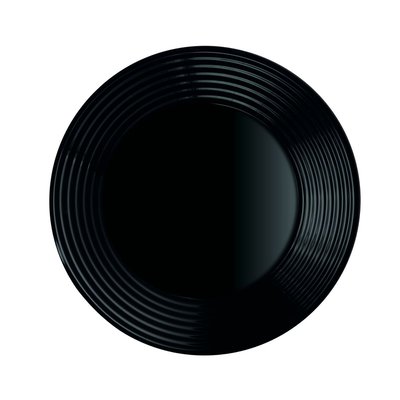 Assiette creuse  Harena Noir - Luminarc - verre trempé extra résistant LUMINARC