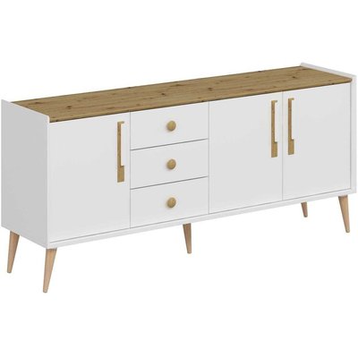 Buffet 3 portes et 3 tiroirs en aggloméré Mitra HANAH HOME
