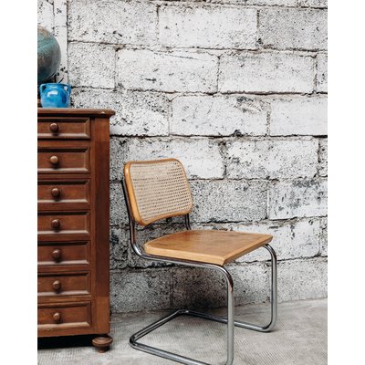 Chaise en métal et cannage Diana N°336 - Bon état DEBONGOUT