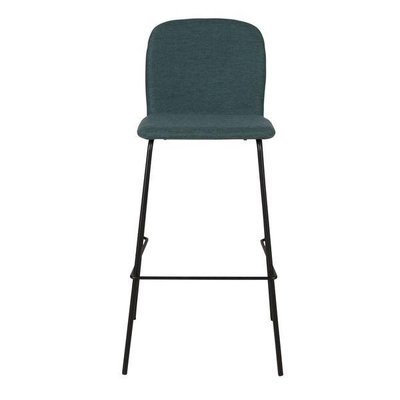 Chaise plan de travail tissu ombre piètement métal h 65 cm SENSE ZAGO
