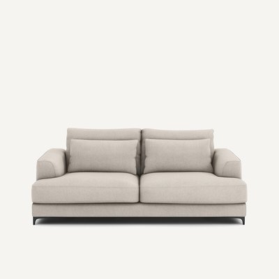 3-zit slaapbank met textuur linnen viscose, Marsile AM.PM