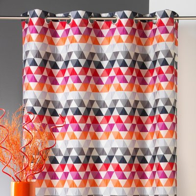 Rideau d'ameublement motifs triangles HOME MAISON