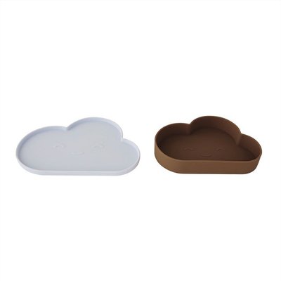 Assiette et bol en silicone Mini OYOY LIVING DESIGN