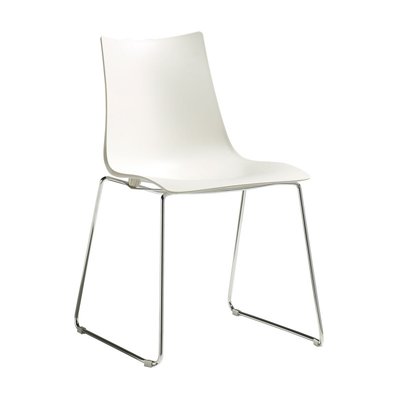 Lot de 2 chaises Zebra avec pied luge par Scab SCAB DESIGN