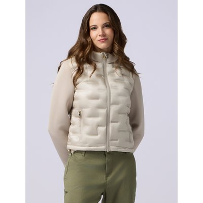 Veste légère rembourrée en 100% polyamide avec matelassage géométrique OLTRE