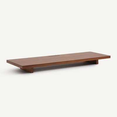 Plateau de bureau en plaqué noyer, largeur 200 cm, MIKUBE AM.PM