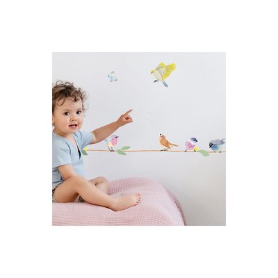 Frise adhésive sticker Branche d'oiseaux MIMI'LOU