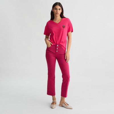 Pantalon cropped à taille haute LIU JO